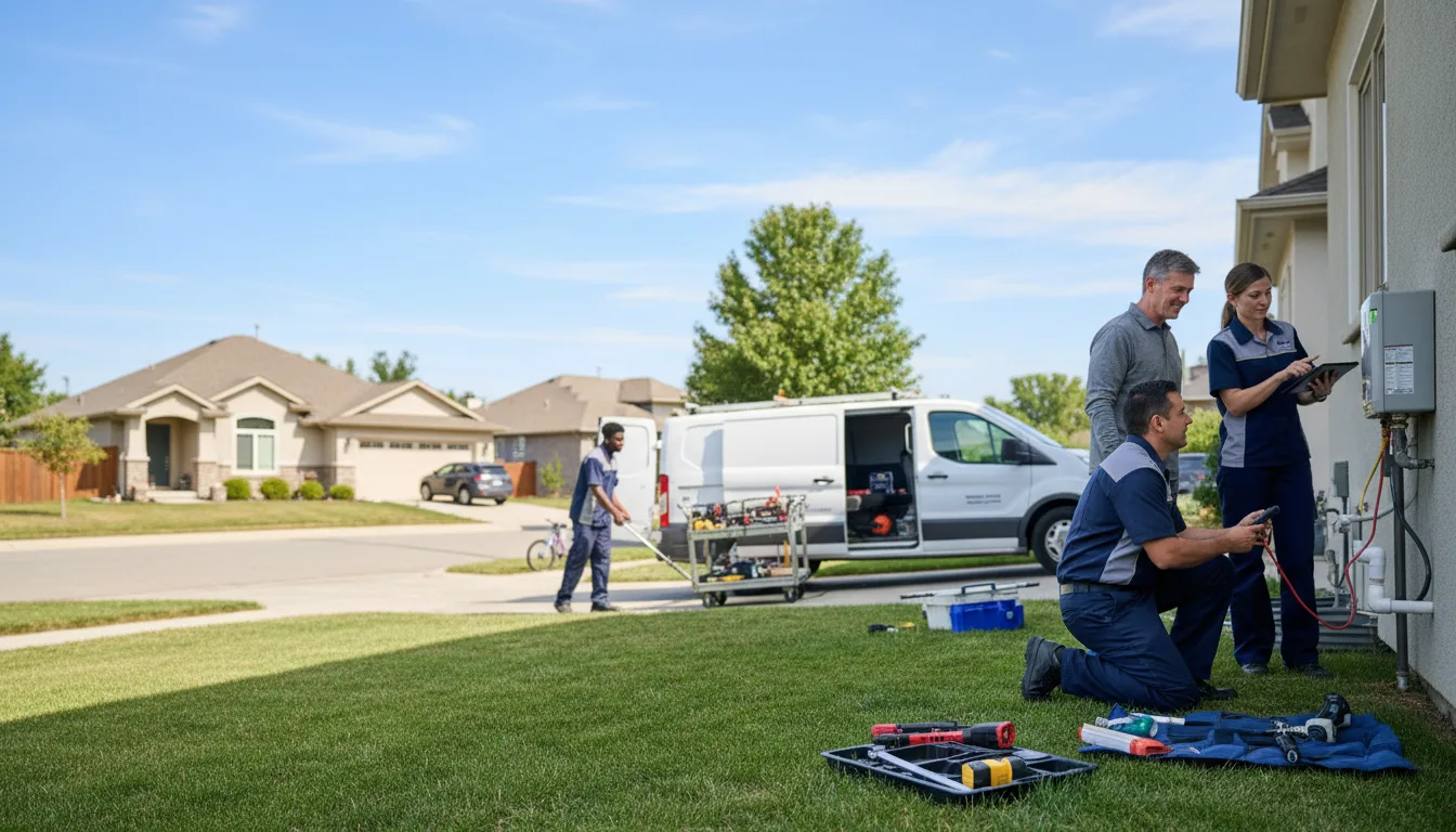 Tankless water heater service in Farmington, PA